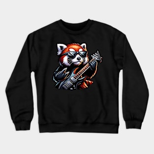 Cute Rock Animal - Red Panda Crewneck Sweatshirt